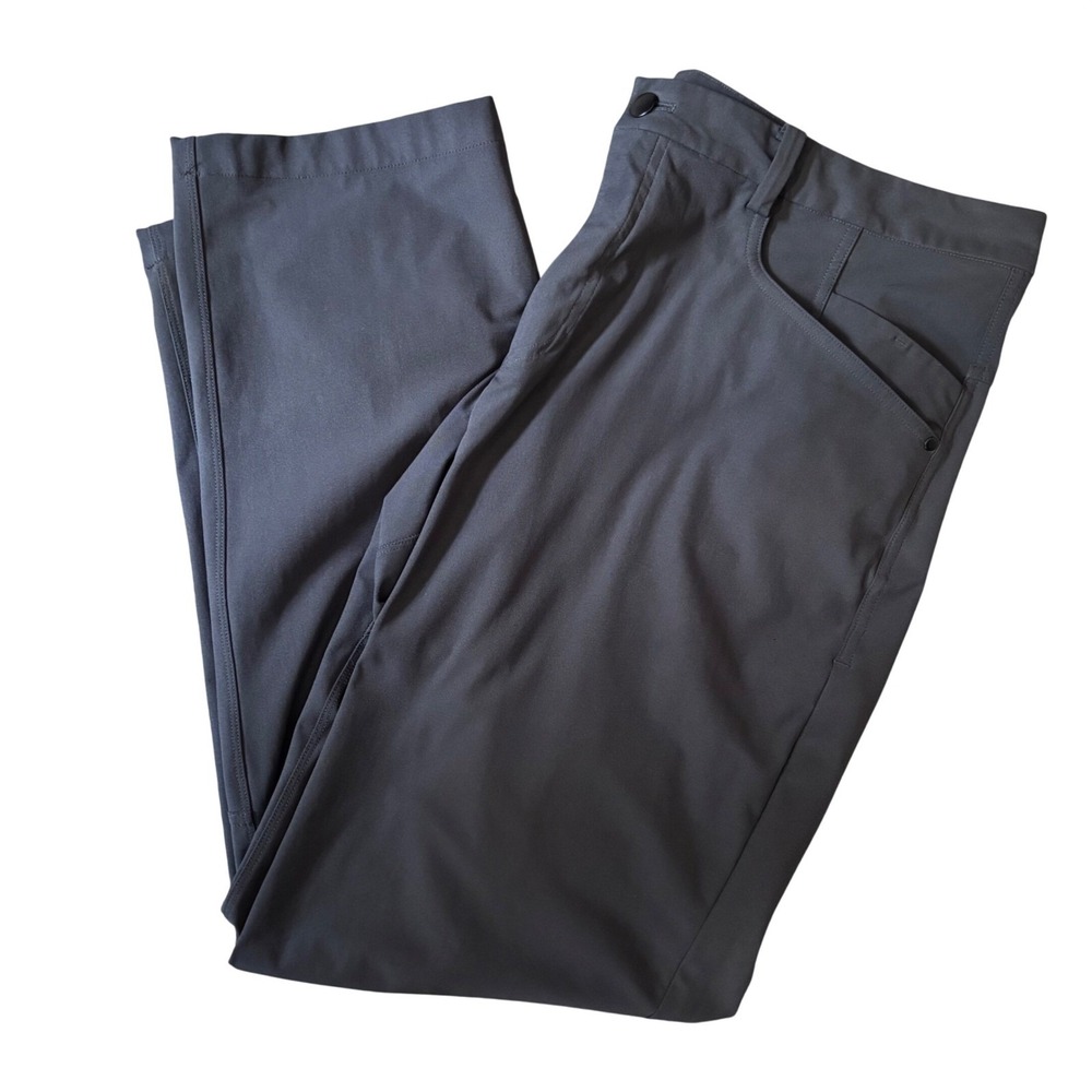 Lulululemon Men Size38 ABC Pants Warpstreme Commuter Dress Casual Charcoal Grey - Picture 6 of 7